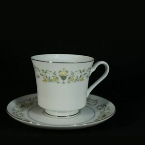 Vintage Cup &Sauce Set Florentine Sterling Fine Ch